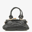 Chloe Paddington Black Calfskin Satchel Bag