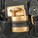 Chloe Paddington Black Calfskin Satchel Bag