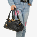 Chloe Paddington Black Calfskin Satchel Bag