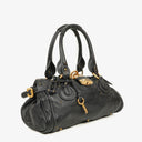 Chloe Paddington Black Calfskin Satchel Bag