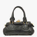 Chloe Paddington Black Calfskin Satchel Bag