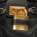 Chloe Paddington Black Calfskin Satchel Bag
