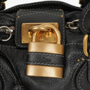 Chloe Paddington Black Calfskin Satchel Bag