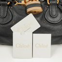 Chloe Paddington Black Calfskin Satchel Bag