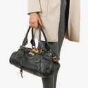 Chloe Paddington Black Calfskin Satchel Bag