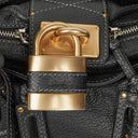 Chloe Paddington Black Calfskin Satchel Bag