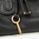 Chloe Paddington Black Calfskin Satchel Bag