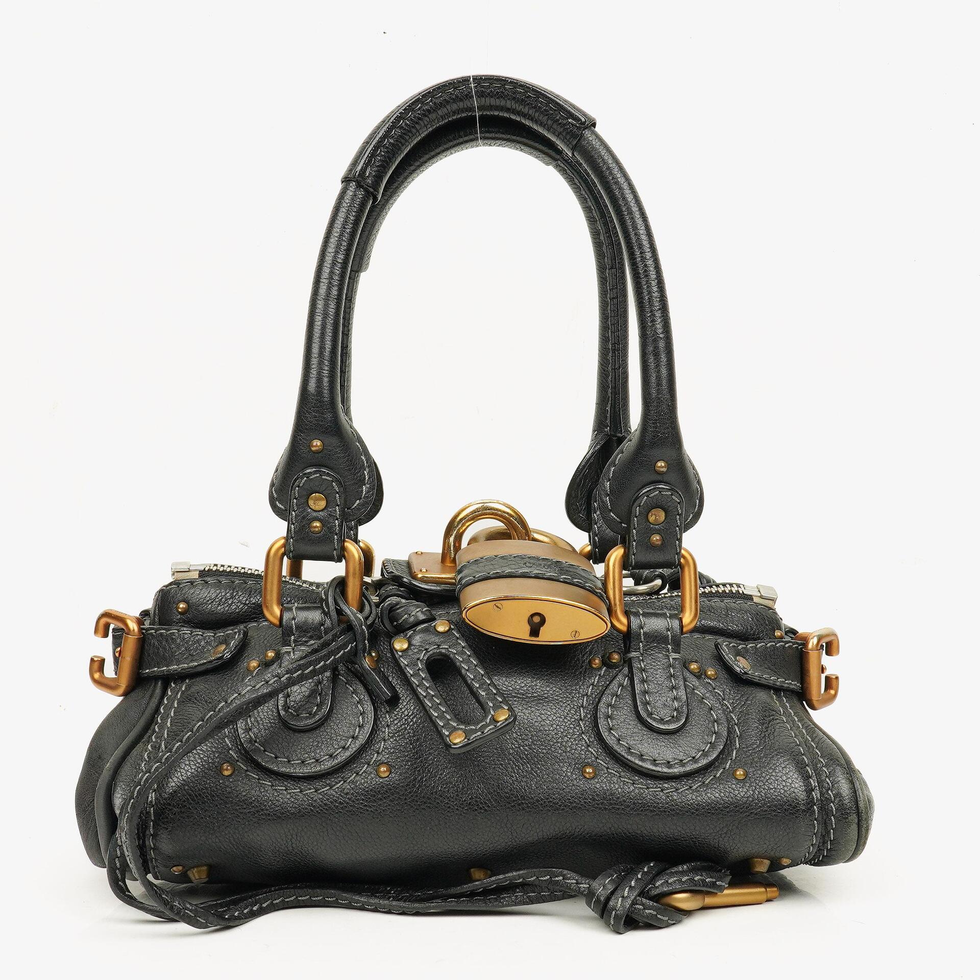 Chloe Paddington Black Satchel Bag
