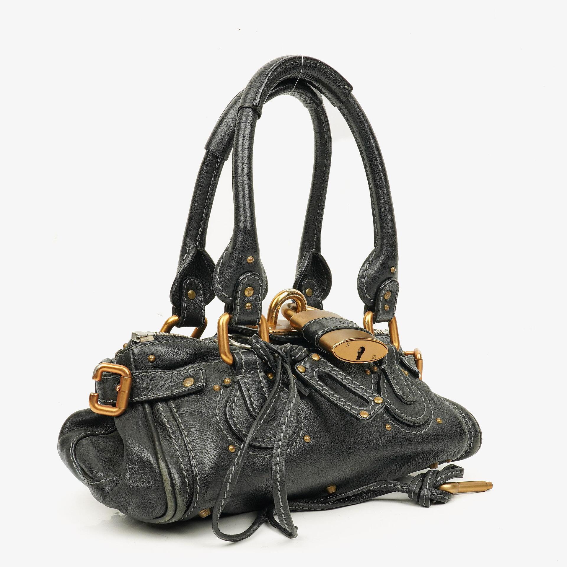 Chloe Paddington Black Satchel Bag