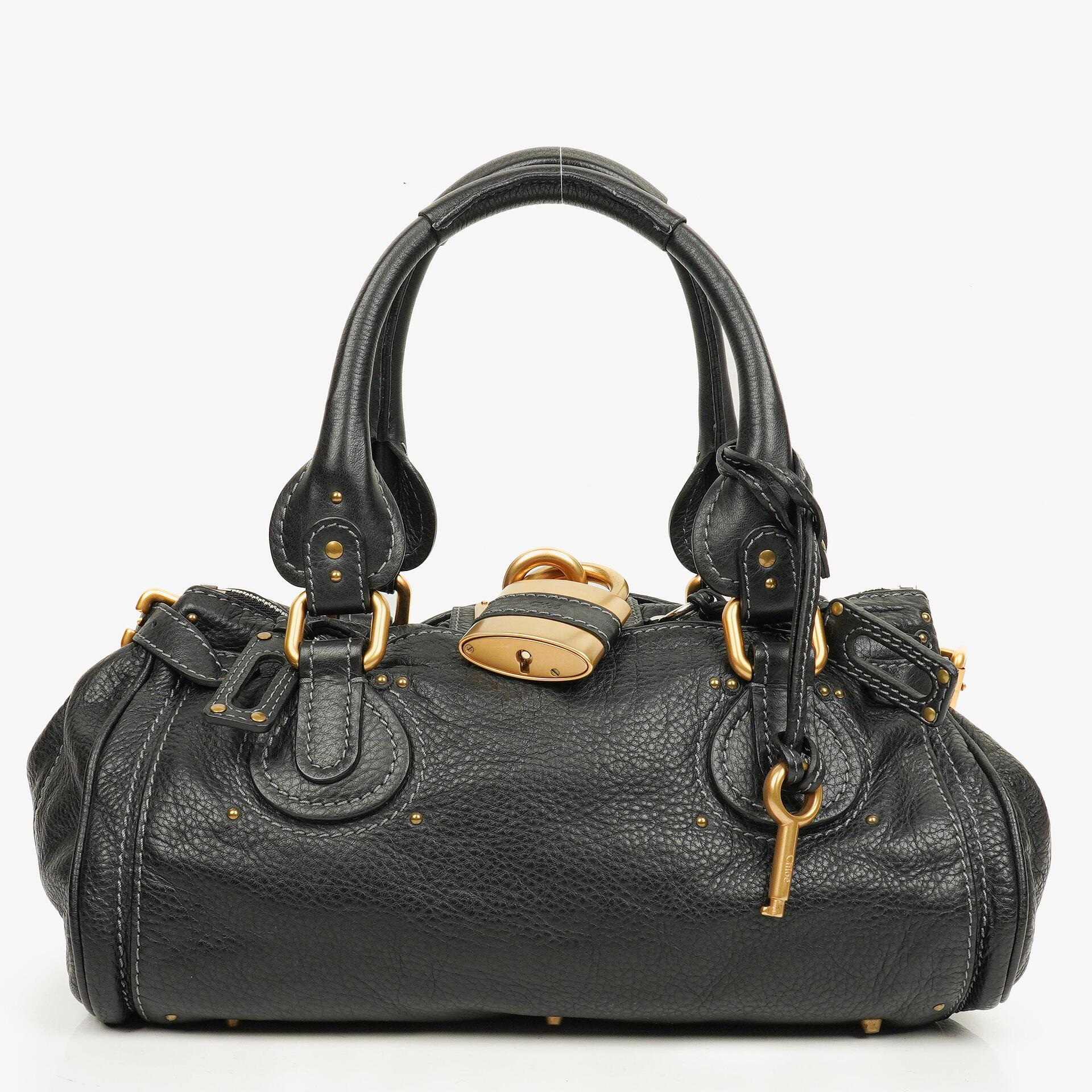 Chloe Paddington Black Satchel Bag