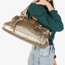 Chloe Paddington Bronze Metallic Leather Bag