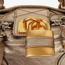 Chloe Paddington Bronze Metallic Leather Bag
