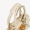 Chloe Paddington Calfskin Ivory Satchel Bag