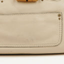 Chloe Paddington Calfskin Ivory Satchel Bag