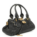 Chloe Paddington Calfskin Satchel Bag Black