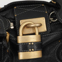 Chloe Paddington Calfskin Satchel Bag Black