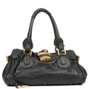 Chloe Paddington Calfskin Satchel Bag Black