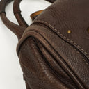 Chloe Paddington Calfskin Satchel Bag Brown