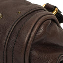 Chloe Paddington Calfskin Satchel Bag Dark Brown