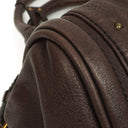 Chloe Paddington Calfskin Satchel Bag Dark Brown