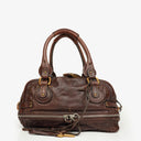 Chloe Paddington Chocolate Satchel Bag