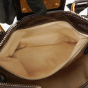 Chloe Paddington Dark Brown Patent Leather Satchel Bag
