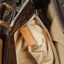 Chloe Paddington Dark Brown Patent Leather Satchel Bag