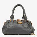 Chloe Paddington Grey Calfskin Satchel Bag