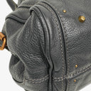 Chloe Paddington Grey Calfskin Satchel Bag