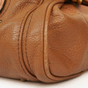 Chloe Paddington Havana Calfskin Satchel Bag