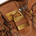 Chloe Paddington Havana Calfskin Satchel Bag