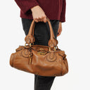 Chloe Paddington Havana Calfskin Satchel Bag