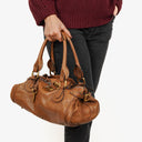 Chloe Paddington Havana Calfskin Satchel Bag