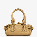 Chloe Paddington Small Beige Calfskin Satchel Bag