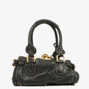 Chloe Paddington Small Black Calfskin Satchel Bag