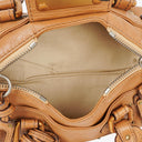 Chloe Paddington Small Brown Calfskin Satchel Bag