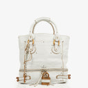 Chloe Paddington White Satchel Bag