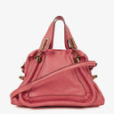 Chloe Paraty Medium Bag in Pink Calfskin