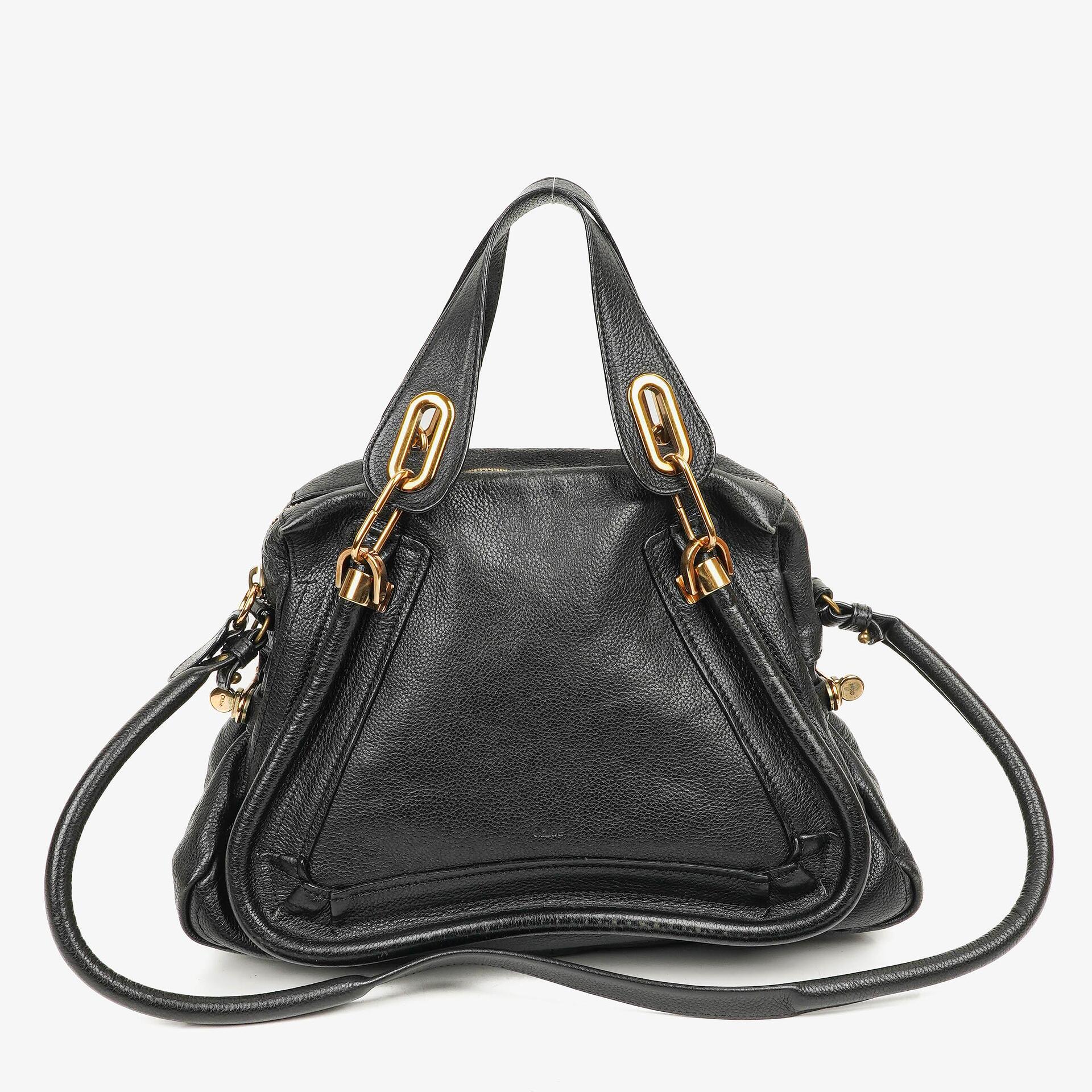 Chloe Paraty Medium Black Calfskin Bag
