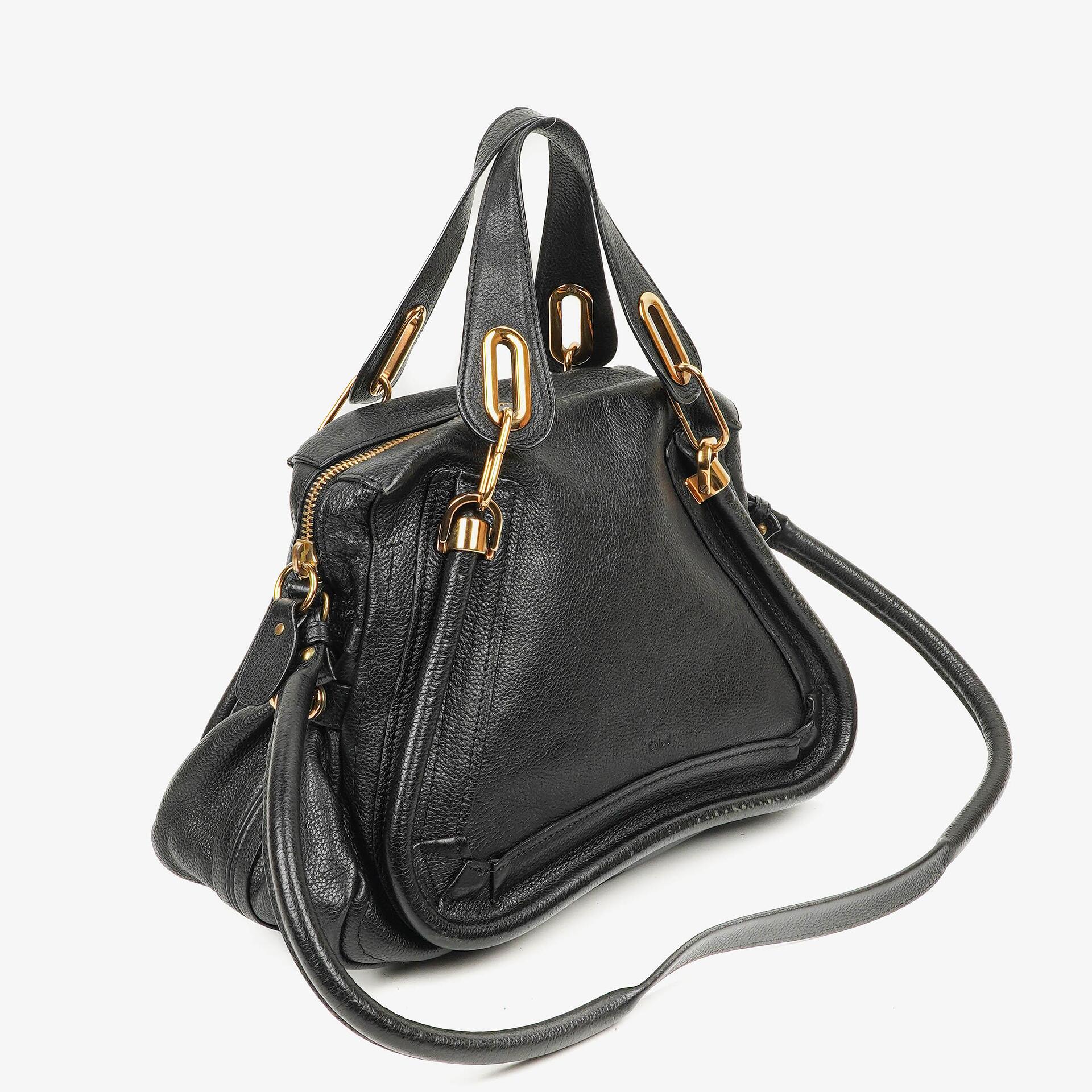 Chloe Paraty Medium Black Calfskin Bag