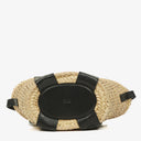 Chloe Raffia Smooth Calfskin Small Sense Basket Bag