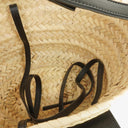 Chloe Raffia Smooth Calfskin Small Sense Basket Bag