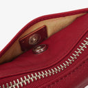 Chloe Red Leather Paddington Pochette Bag