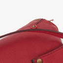Chloe Red Leather Paddington Pochette Bag