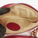 Chloe Red Leather Paddington Pochette Bag