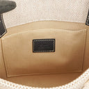 Chloe Small Woody linen Tote Bag