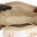 Chloe Small Woody linen Tote Bag Brown