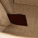 Chloe Small Woody Linen Tote Bag Brown