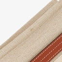Chloe Small Woody Linen Tote Bag Brown