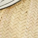 Chloe White/Beige Woven Raffia and Leather Small Marcie Basket Bag
